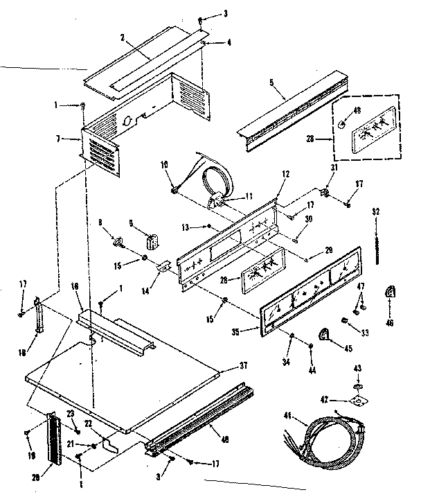 Control panel section