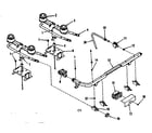 Kenmore 9117898510 top burner section diagram