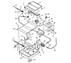 Kenmore 9117898510 broiler & oven burner section diagram