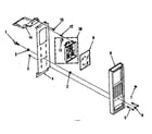 Kenmore 9117898510 control panel section diagram