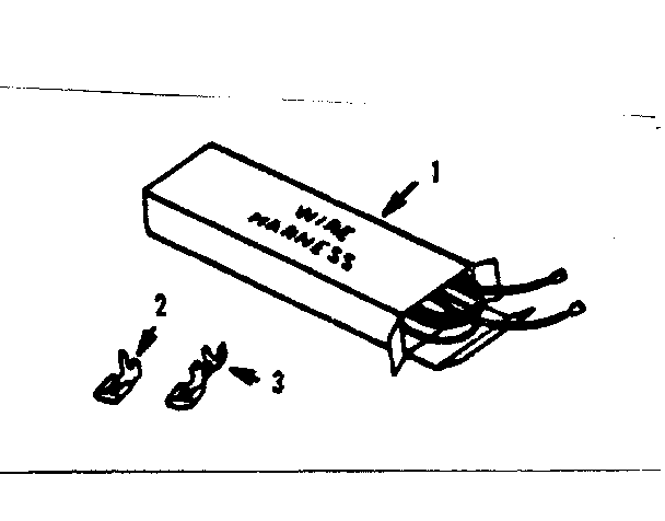 WIRE HARNESS AND COMPONENTS