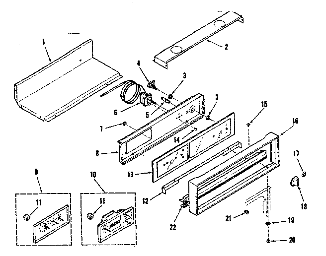 Control panel section