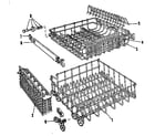 Kenmore 587798711 rack assembly diagram