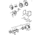Craftsman 917255830 (1987) alternator and starter motor group diagram