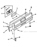 Backguard section