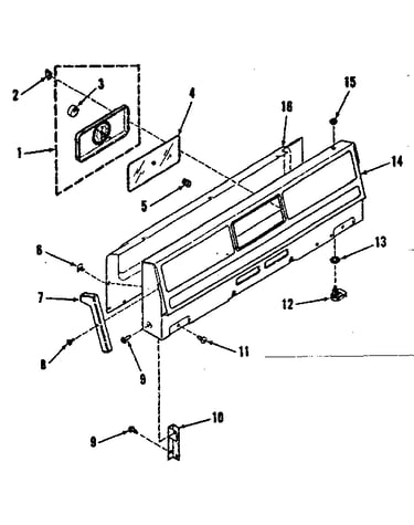Backguard section