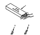 Kenmore 9117148510 wire harnesses and components diagram