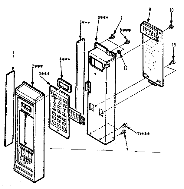 Control panel parts