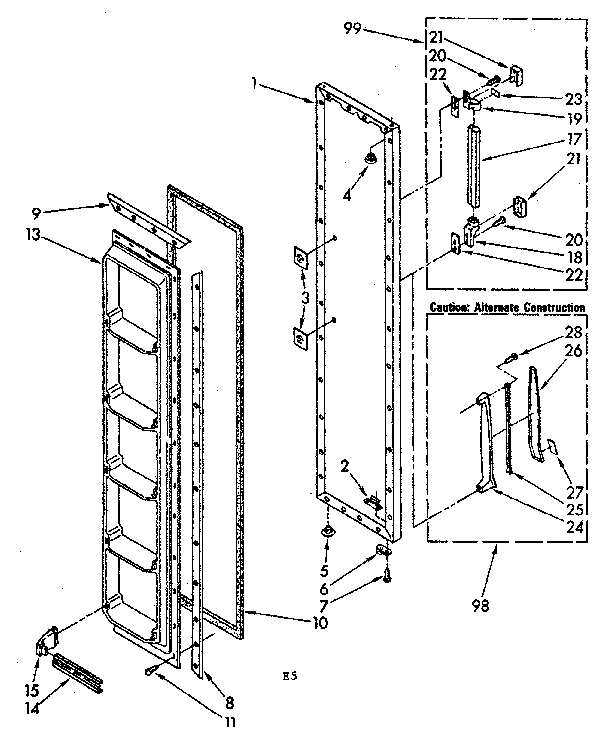 FREEZER DOOR PARTS