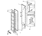 Kenmore 1068539671 freezer door parts diagram