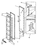 Freezer door parts