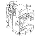 Kenmore 1068756360 cabinet parts diagram