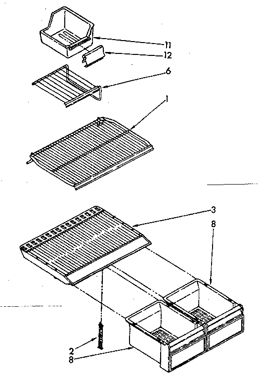 Shelf parts