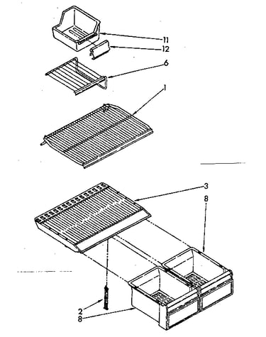 Shelf parts