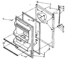Kenmore 1068756330 refrigerator door parts diagram