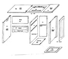 Kenmore 2729639581 cabinet diagram