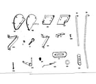 Kenmore 2729639581 lift mechanism parts and numbers diagram