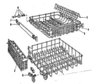 Kenmore 587700713 rack assembly diagram
