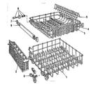 Kenmore 587700710 rack assembly diagram