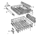 Kenmore 587700714 rack assembly diagram