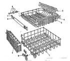 Kenmore 587700711 rack assembly diagram