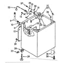 Kenmore 11082372610 cabinet parts diagram