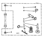 Kenmore 11083372410 miscellaneous parts diagram
