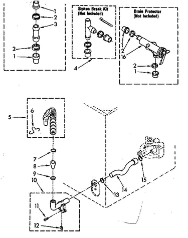 Water system parts (non-suds only)