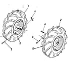Craftsman 486290541 pneumatic tires diagram