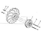 Craftsman 486290541 wheel weights (pr.) diagram