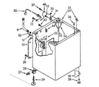 Kenmore 11083383220 cabinet parts diagram