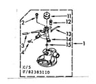 Kenmore 11082383610 water pump parts diagram