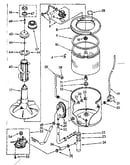 Tub and basket parts (suds only)