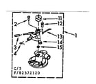 Kenmore 11083372420 water pump diagram
