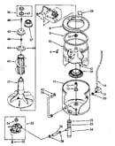Tub and basket parts (non-suds only)