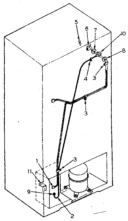 Icemaker installation parts