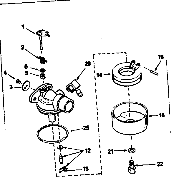 Carburetor no. 632086