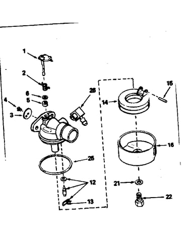 Carburetor no. 632086