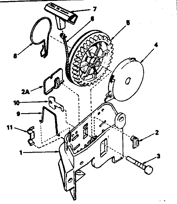 Rewind starter no. 590531
