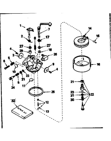 Carburetor no. 631921