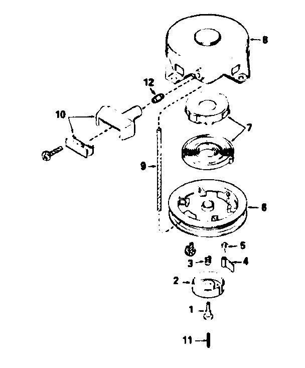 Rewind starter no. 590420a