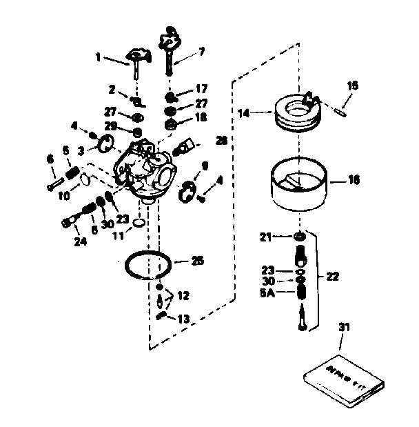 Carburetor no. 632241