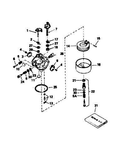 Carburetor no. 632241