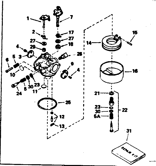 CARBURETOR NO. 632241