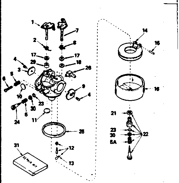 CARBURETOR NO. 632238