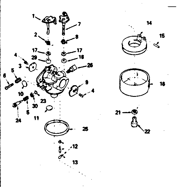 Carburetor no. 632222