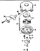 Rewind starter no. 590420a