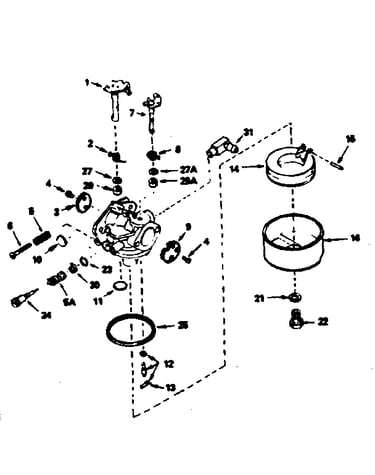 Carburetor no. 632282