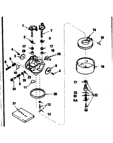 Carburetor no. 632238