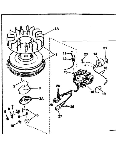 Alternator magneto